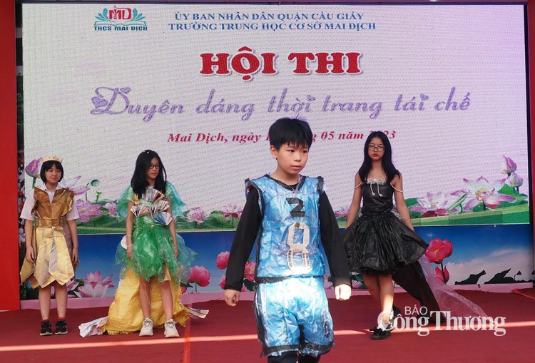 Duyên dáng thời trang tái chế, lan tỏa bảo vệ môi trường