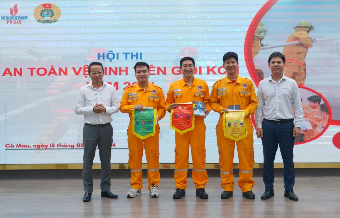 Thành công của Hội thi An toàn vệ sinh viên giỏi PV GAS CA MAU năm 2024