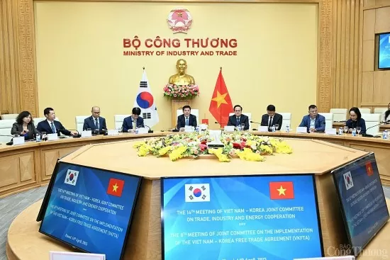 Ảnh: Kỳ họp 14 Uỷ ban hỗn hợp Thương mại, Công nghiệp và Năng lượng Việt Nam - Hàn Quốc