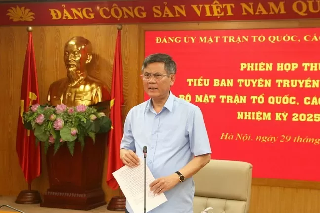 Đẩy mạnh tuyên truyền Đại hội Đảng bộ Mặt trận Tổ Quốc