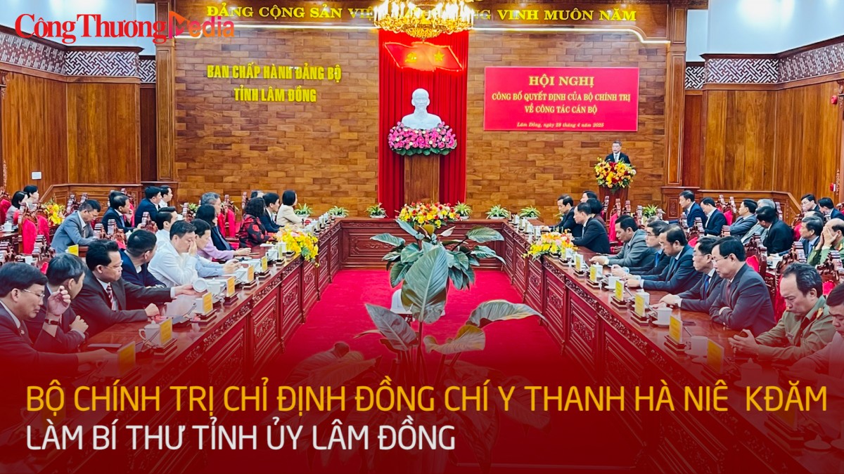Bộ Chính trị chỉ định đồng chí Y Thanh Hà Niê Kđăm làm Bí thư Tỉnh uỷ Lâm Đồng